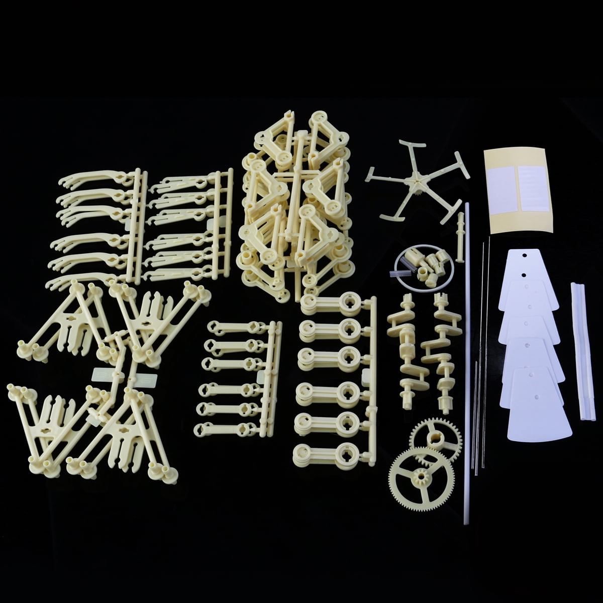 3pcs Funny Wind-powered Animaris Ordis Strandbeest Model Robot DIY Assembly Walker Educational Toy Kit