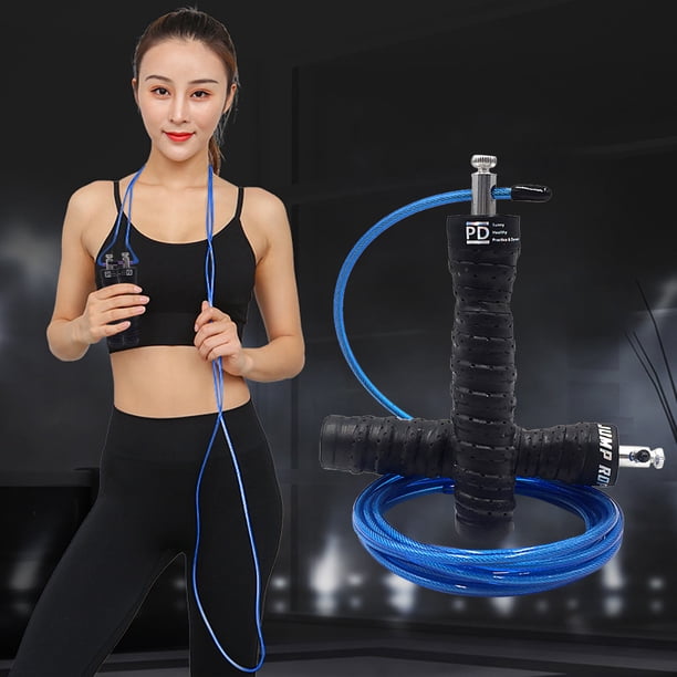 Xihbxyly Cuerda para Saltar Rápida, Diseño Absorbente de Sudor, Asas Ergonómicas para Mayor Comodidad, Cordón de Pvc para Agilidad y Rapidez, Herramienta de Entrenamiento Cardiovascular, Gimnasio En