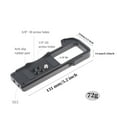 thumbnail image 5 of Camera Quick Release Base Plate Aluminum Stabilizer Bracket Base Camera Quick Release Mount For Camera Accessories, 5 of 12
