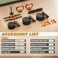 thumbnail image 6 of 4in 1 Adjustable Dumbbells, 44LBS/66LBS Weight Optional Set - Dumbbell Set, Can Be Used As Barbell, Kettlebell, Push-up Rack, Weight Plates - Suitable for Home Gym Fitness Workout, Suitable, 6 of 8