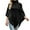 Black, variant on Odeerbi Shawl Wraps for Women 2025 Fall Winter Poncho Open Front Cape Cardigan Trendy Solid Button Cloak Lapel-Neck Knitting Coat Tops Khaki