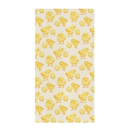 

Ximi Easter Kitchen Washcloth Cartoon Print Oil Free Strong Adsorption Capacity Great Toughness Quick Drying Washing Dish Decorative Egg Pattern Easter Scouring Pad Kitchen Stuff