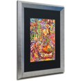 thumbnail image 2 of Trademark Fine Art "A Robot Imagines A Hamburger" Canvas Art by Josh Byer, Black Matte, Silver Frame, 2 of 4