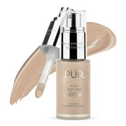 PUR Beauty 4-in-1 Love Your Selfie Foundation & Concealer - Longwear Full Coverage Liquid Makeup Foundation with Hydrating Blend for Refined-Looking, Natural Beauty Glow, Skin Texture & Tone
