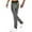 X86/Grey, variant on Rggeeun Mens Pants Men's Casual Fashion Waist Tie Solid Color Zipper Pocket Snowflake Fabric Sports Casual Pants For Men