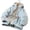 Light Blue, variant on Rain Jacket Boys Outdoor Hiking Sport Coat Kid Zip up Windproof Hooded Lightweight Windbreaker Size 5T-15, Navy