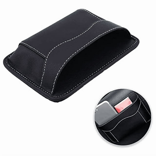 Organizador lateral para asiento de coche - Organizador de consola para asiento de coche - Caja de almacenamiento para asiento de coche - Bolsillos laterales - Organizador de artículos para coche