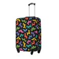 thumbnail image 2 of Uemuo Colorful Geometric Dog Printed Washable Luggage Cover - Fashion Suitcase Protector Fits 18-32 Inch Luggage -Medium, 2 of 9