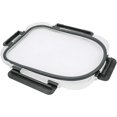 thumbnail image 1 of [80 Oz] Glass Meal Prep Containers Snap Locking Lids, 1 of 1