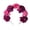 Purple, variant on Blarkrus Rose Flower Headband 1 Piece, Realistic Peony 3D Headpiece, for Carnival Party Decoration Setup and Daily Use, Multicolor