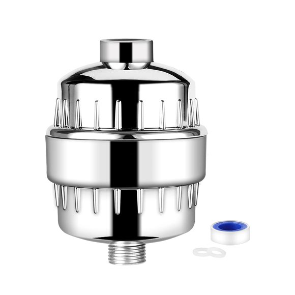 15-Level Limescale Shower Filter - Shower Water Filter for Chlorine and Fluoride Removal - High Performance Accessories