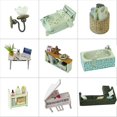 thumbnail image 4 of Cutebee Diy Doll House Miniatura con muebles Led Music Dust Cover M kaili Sencillez, 4 of 5
