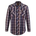 thumbnail image 1 of Camisa Vaquera Wrangler Hombre Manga Larga G42 azul marino EG, 1 of 6