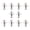 Silver, variant on CEORPER 10Pcs Spin Fishing Lures Plug Casting Fly Propeller Spinnerbait Props