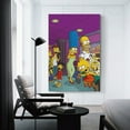 thumbnail image 3 of Simpsons Wall Hanging Painting Wall Art Canvas Paintings Posters Home Decorations 12x18inch(30x45cm), 3 of 8