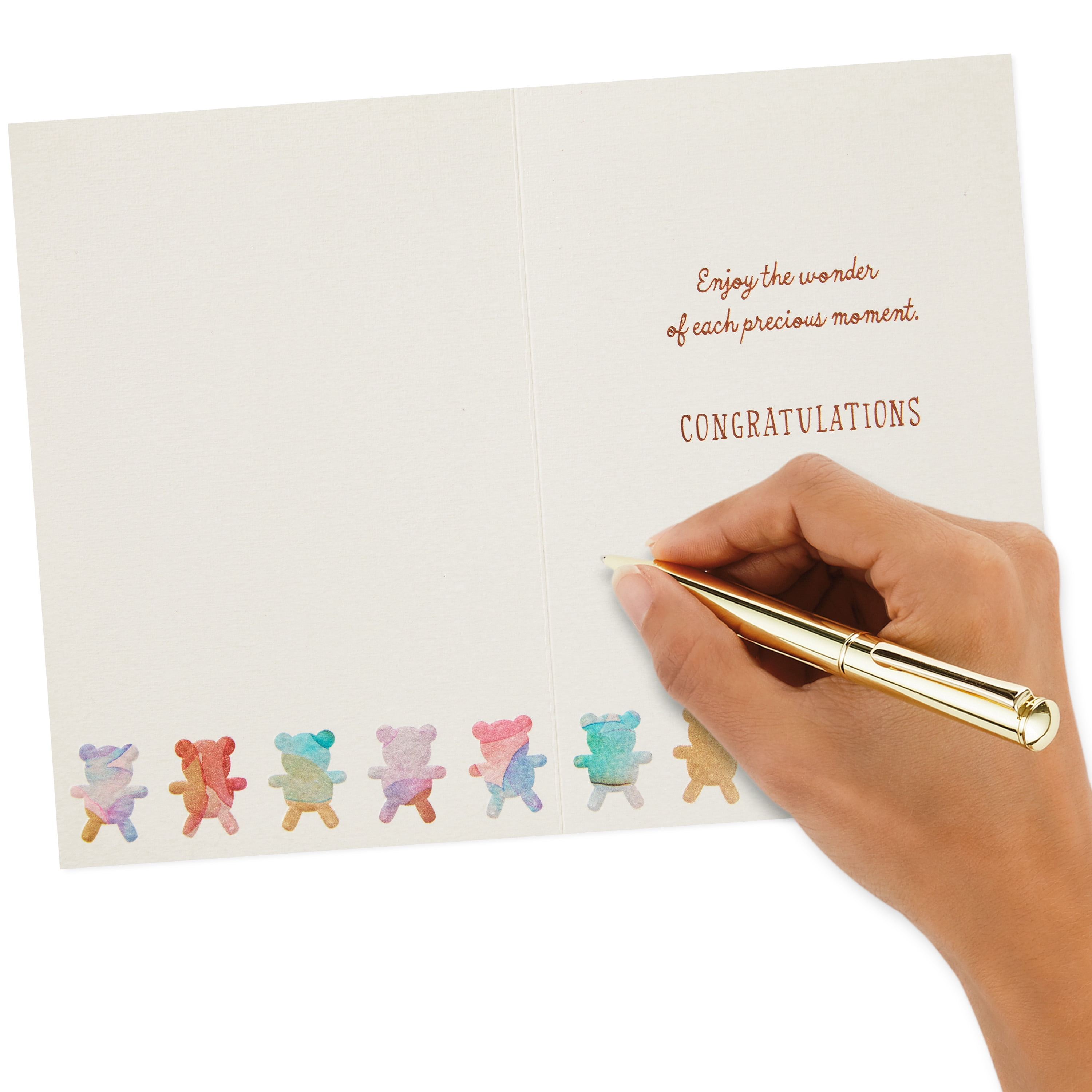 Hallmark New Baby Greeting Card (Enjoy Each Precious Moment)