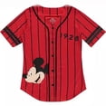 thumbnail image 1 of 2024 Nuevo traje de béisbol de manga corta con estampado lindo de Mickey Minnie, cárdigan informal a la moda con botones, camiseta de béisbol, 1 of 4