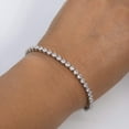 thumbnail image 4 of Heart cut CZ Tennis Bracelet Sterling Silver 925 ,CZ Tennis bracelet,women Gift, 4 of 4