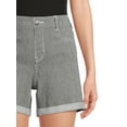 thumbnail image 4 of Time and Tru Women's Pull-On Denim Shorts, 5" Inseam, Sizes XS-XXL, 4 of 5