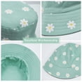 thumbnail image 4 of Chapeaux Bob à Moins de 10 $ Vert Chapeau de Pêcheur pour Femme Chapeau Bob Réversible Double Face Chapeau de Soleil Protection Chapeau Pliable Chapeau d'Extérieur Chapeau de Plage, 4 of 4