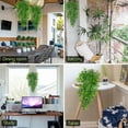 thumbnail image 6 of Boho Chic Artificial Flower Arrangements,Artificial Plants Leaf Rattan Rattan Outdoor Plastic Plants For Wall Indoor Hanging Baskets Wedding Garland Decor 1 Pcs, 6 of 8
