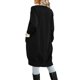 thumbnail image 5 of Txlixc Cardigan femenino, contraste de color de manga larga Midi knitwear Txlixc moda, 5 of 6