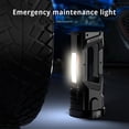 thumbnail image 4 of Reflector de emergencia LED COB portátil | Quad Core de alta potencia | Linterna de mano de largo alcance | Recargable tipo C | 1200mAh | Resistente al agua | Patrulla de Mantenimiento de Senderismo, 4 of 9