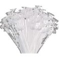 thumbnail image 1 of 100 Pcs Thickened Plastic Balloon Stick Holders with Cups for Party Decorations, Milk-White Durable Support, 1 of 5