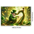 thumbnail image 3 of BOBOMOTI St. Patrick's Banner Decorations Happy St Patricks Day Backdrops 71x45 Inch St Patricks Outdoor Decor for Irish-Themed Party, 3 of 6