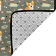 thumbnail image 4 of Funny Cute Corgi Dog Collar Shaggy Area Rug, Rugs for Living Room Bedroom Non Slip Door Mat Indoor Carpet Machine Washable Nursery Home Decor Floor Mats for Entryway 60x39in-#, 4 of 5