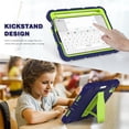 thumbnail image 4 of Allytechgroup for iPad Mini 7 Kids Case, for iPad Mini 6th/7th Generation Cases with Pencil Holder Kickstand Shockproof Protective Back Cover for iPad Mini 6/7 Case 8.3 Inch, Blue+Green, 4 of 9