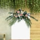 thumbnail image 4 of Fondo decorativo floral artificial Arreglo central multiusos para Rosado, 4 of 7