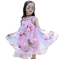 thumbnail image 3 of Lindreshi Baby Girl Dresses Summer Baby Girls Kids Flower Princess Dress Pageant Wedding Party Evening Dress, 3 of 7