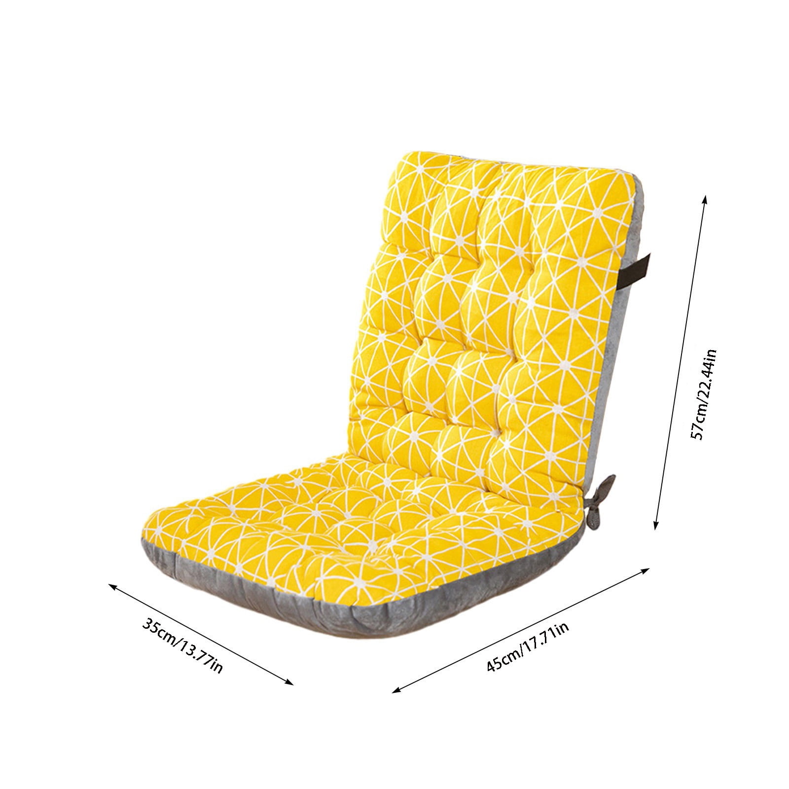 Clearance!High Back Chair Cushions with Ties, One-Piece Non-Slip Chair Cushion for Dining Chair, Thickened Soft Garden Seat Pads for Dining Kitchen Office Furniture Chair