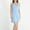 Blue, variant on ZZwxWA Womens Sleeveless Nightgown - Sexy Classic Solid Color Suspender Sleepwear Plus Size Round Neck Sleeveless Dress