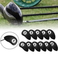 thumbnail image 3 of Cubierta de la cabeza del palo de golf shamjiam negro, 3 of 9