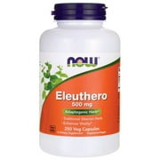 NOW Foods - Eleuthero Adaptogenic Herb 500 mg. - 250 Capsules