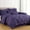 Dark Purple, variant on Chezmoi Collection 10-Piece Bed in a Bag Comforter Set, Pintuck Design, All Season Soft Microfiber Bedding with Sheets, Pillow Shams & Decorative Pillow, Teal, Full