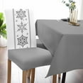 thumbnail image 6 of Chair Covers for Dining Room Set of 8,Christmas Snowflake Stretch Seat Protector Removable Washable Chairs Slipcovers for Kitchen Banquet Wedding Hotel,Classic Red Geometric Stripes, 6 of 6