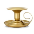thumbnail image 2 of Candelabro decorativo interior anti-óxido de hierro de hierro de hierro a la luz de la vela de la cena del soporte del soporte de la vela con la manija de oro 2 piezas Noticed HA010578-02B, 2 of 6