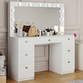 thumbnail image 4 of Boahaus Freya Vanity with Light Bulbs (White), 4 of 5