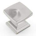 thumbnail image 2 of Hickory Hardware H078769CH 1.25 in. Square Dover Collection Knob, Chrome Finish, 2 of 7