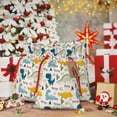 thumbnail image 6 of Naloa Childish Dinosaur Drawstring Christmas Bags, 3D Xmas Gift Bags, Christmas Wrapping Bags, Xmas Goodie Bags, Treat Pouch Bags, Party Favor Bags-Small, 6 of 9