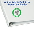 thumbnail image 4 of Avery TouchGuard Binder, 1 inch Rings, 1 White Binder (17141), 4 of 9