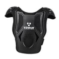 thumbnail image 4 of Protector de pecho y espalda para niños con armadura de motocicleta para patineta y patinaje negro, 4 of 9