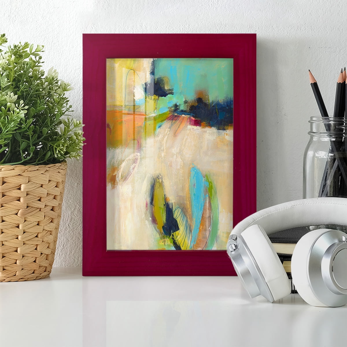 It All Adds Up - Framed Print w/glass - Cherry Red