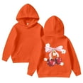 thumbnail image 2 of Jamsmile Toddler Girls Tshirts Long Sleeve Cherry Print Hooded Sweatshirts Loose Pullovers Casual Tops Child Girls Tracksuits, 2 of 4