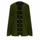 thumbnail image 5 of Capa de mujer, gabardina corta, elegante, con botones, para mujer, 5 of 6
