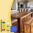 thumbnail image 5 of 125ml Wood Furniture Polish & Conditioner - Restores Shine, Protects Surfaces, Fills Minor Scratches - Includes Microfiber Towel - For Tables, Chairs, Cabinets, 5 of 9