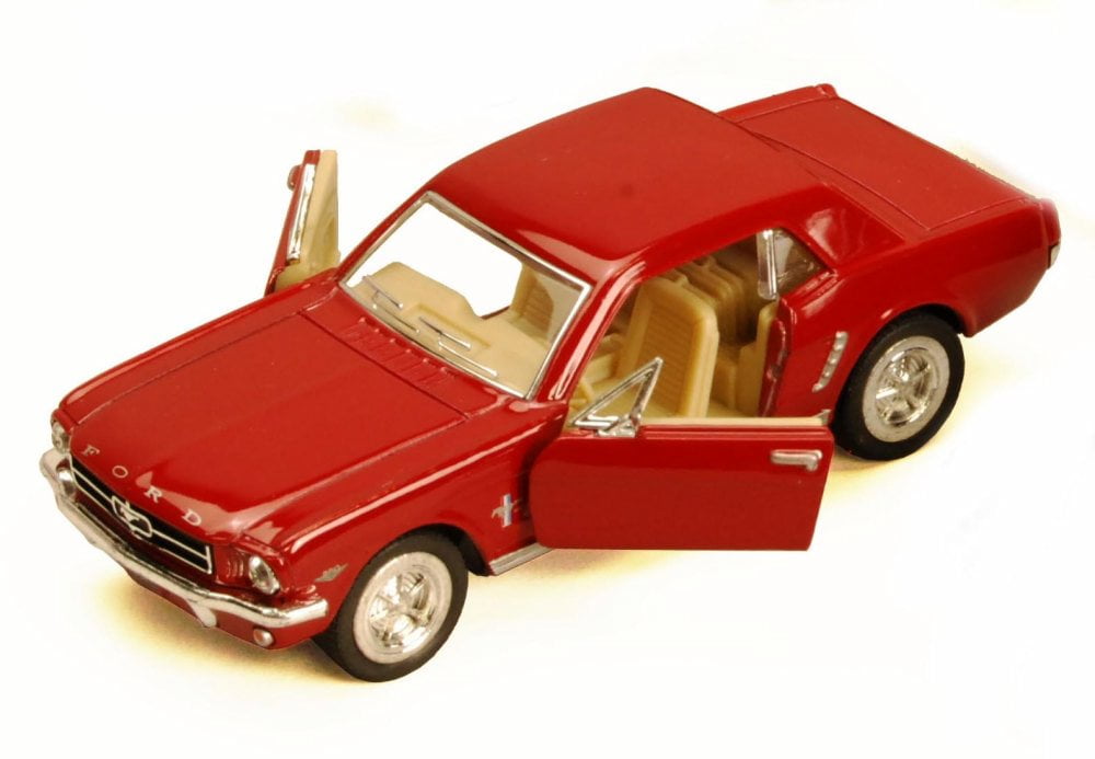 1964 1/2 Ford Mustang Diecast Car Package - Box of 12 1/36 scale Diecast Model Cars, Assorted Colors